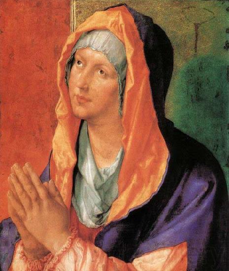 Albrecht Durer The Virgin Mary in Prayer Norge oil painting art